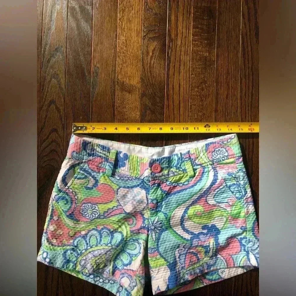 Lilly Pulitzer Women’s 2 The Callahan Short 4.5” inseam in 100% Cotton - VGUC! - Picture 9 of 11
